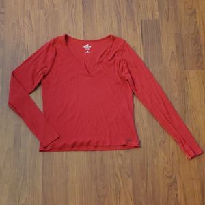 Hollister ribbed slim tee